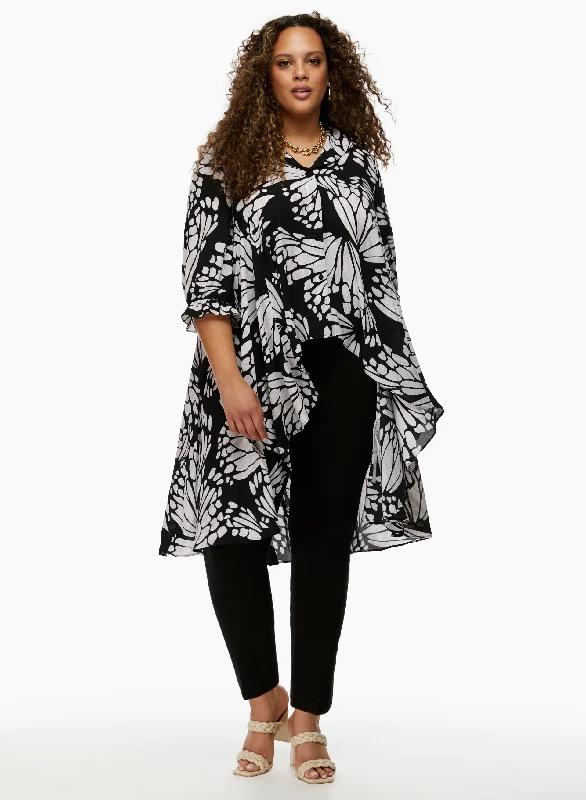 Joseph Ribkoff - Butterfly Print Tunic Blouse