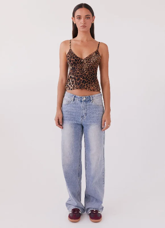 Amani Cami Top - Leopard