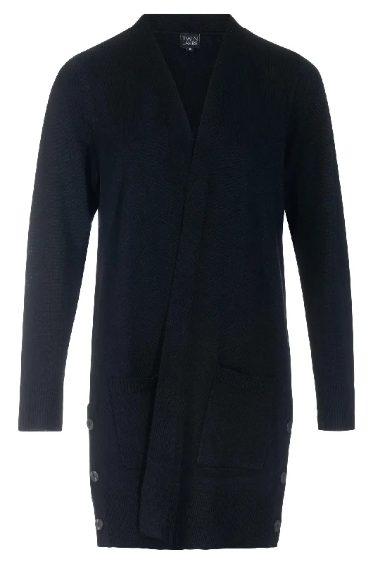 Touch of Wool Cardigan | Black | 6335ZZ