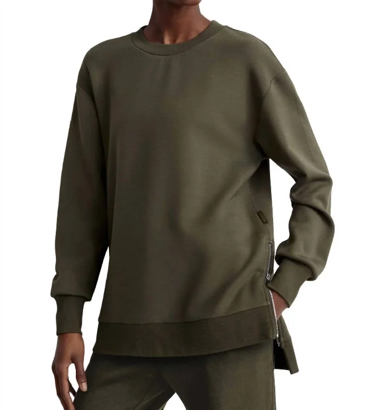 Charter Sweat 2.0 Sweatshirt In Olive Night