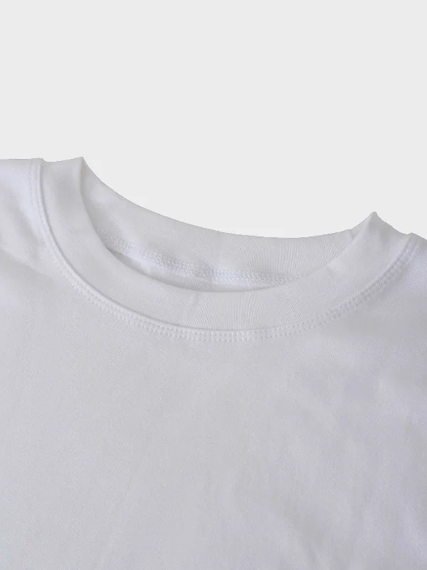 CLASSIC TEE 3Q-PURE WHITE