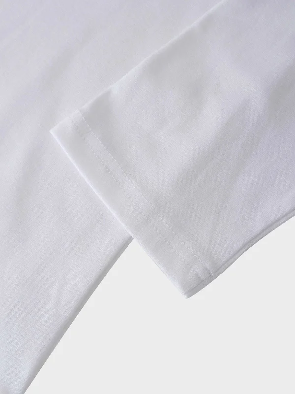 CLASSIC TEE 3Q-PURE WHITE