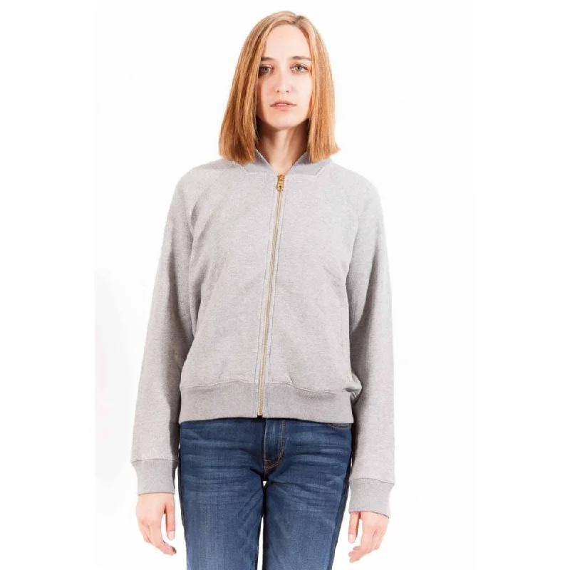 Gant Chic  Zippe Cotton Sweatshirt with Women's Logo