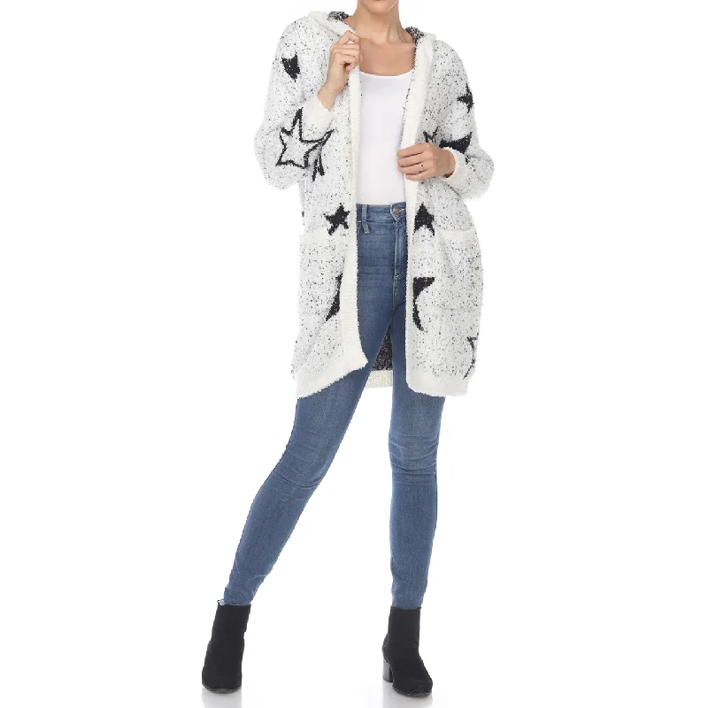 Hooded Open Front Sherpa Coat