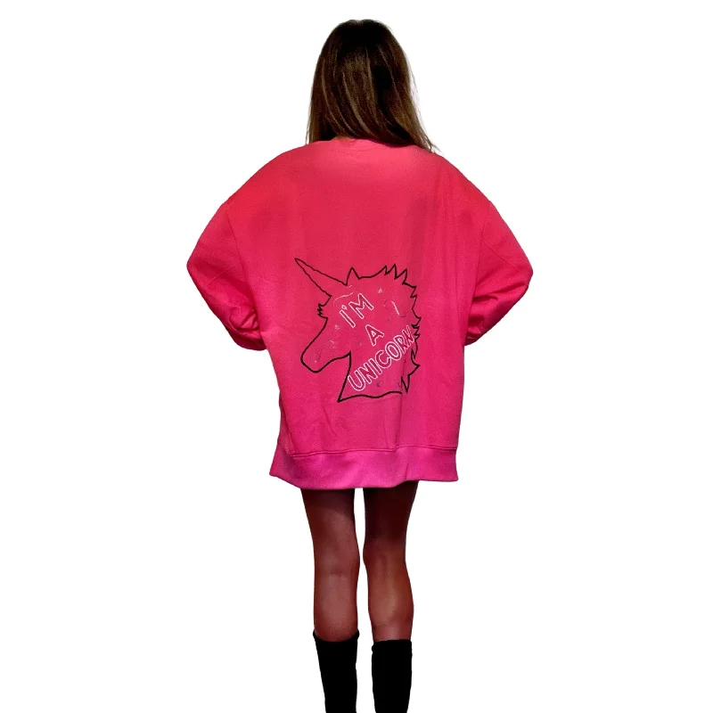 'Im A Unicorn' Painted Sweatshirt