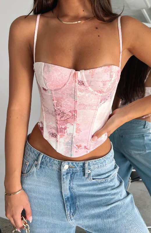 In The Morning Bustier Primrose Pink