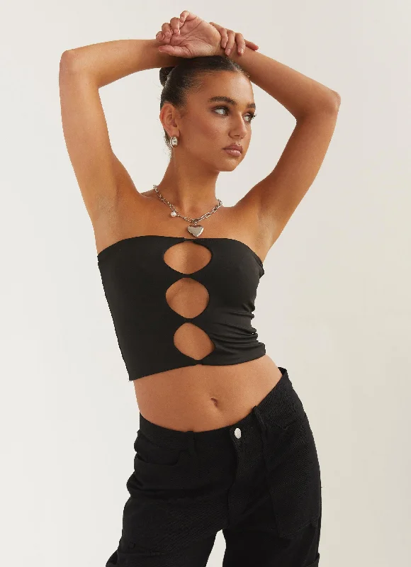 Organic Forms Tube Top - Shadow