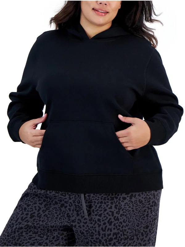 Plus Womens Fleece Comfy Hoodie