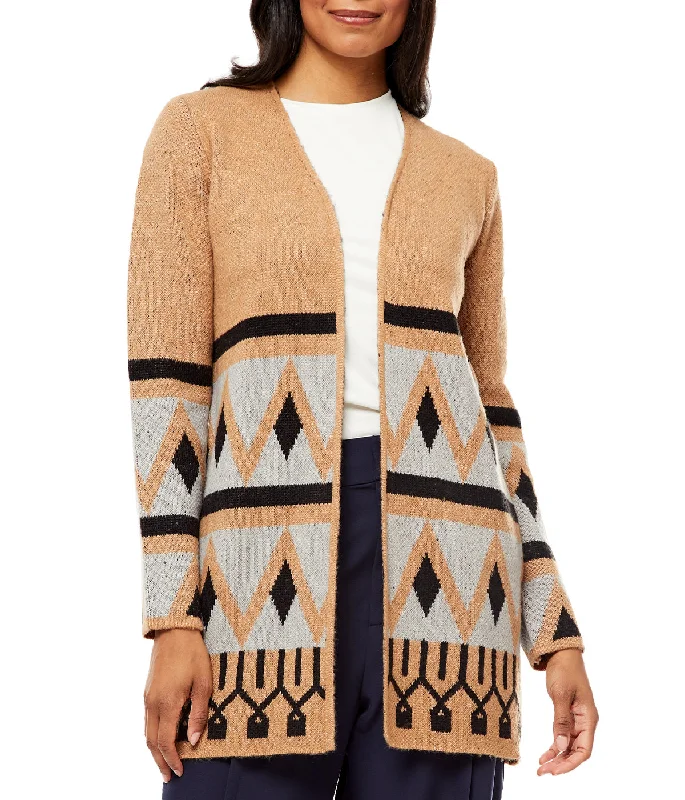 Randee - Long Sleeve Open Front Cardigan