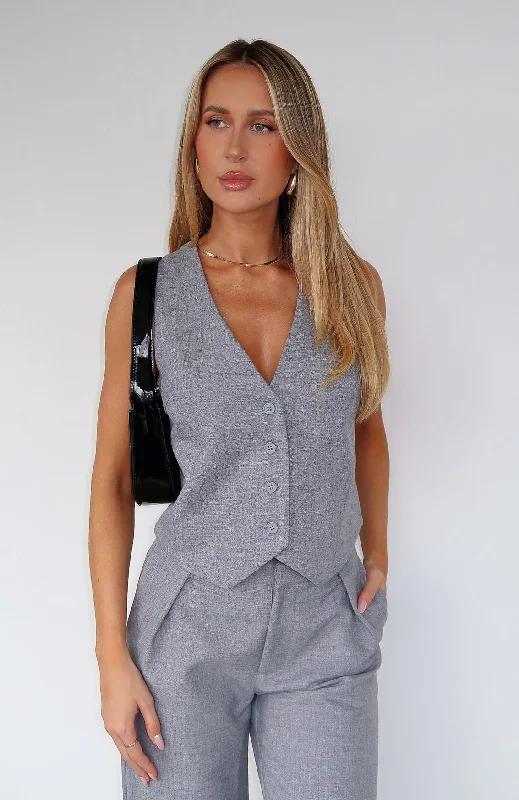 Socialite Vest Grey