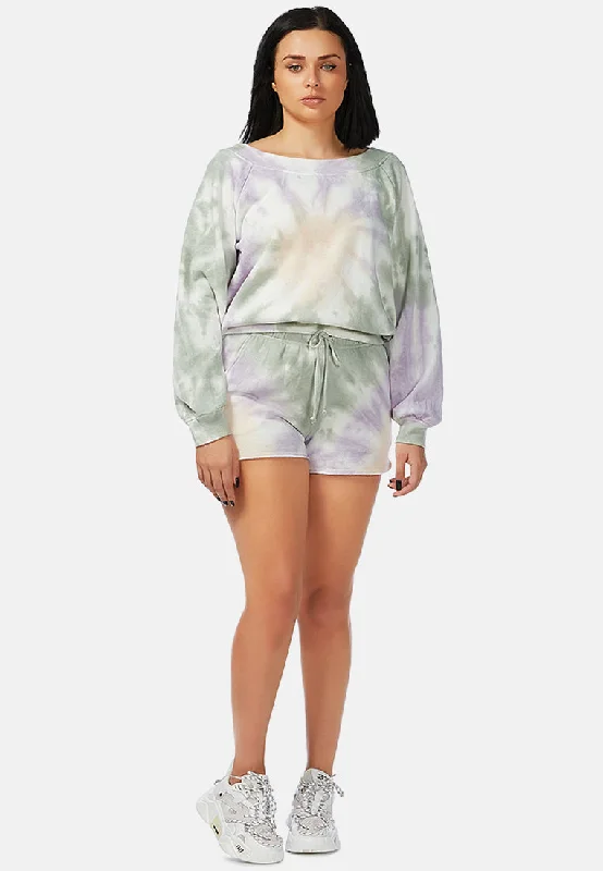 Tie Dye Sweat Top