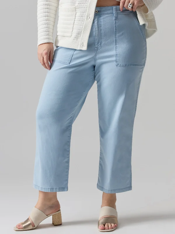 Vacation Crop High Rise Pant Ultra Pale Inclusive Collection