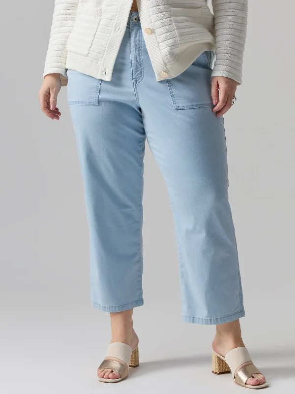 Vacation Crop High Rise Pant Ultra Pale Inclusive Collection