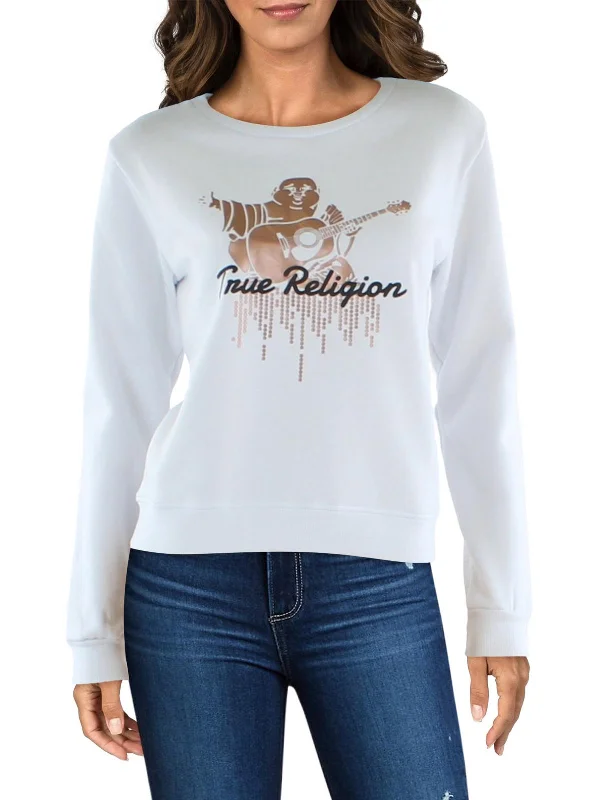 Womens Crewneck Logo Sweatshirt