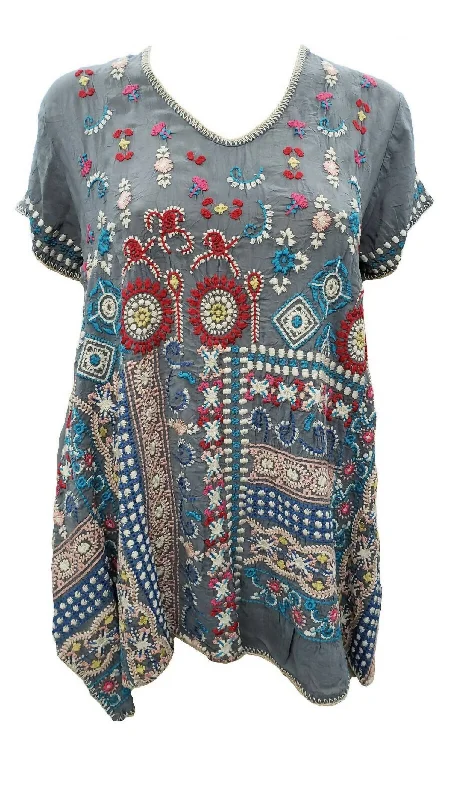 Women's Madhuri Tunic In Cloudburst