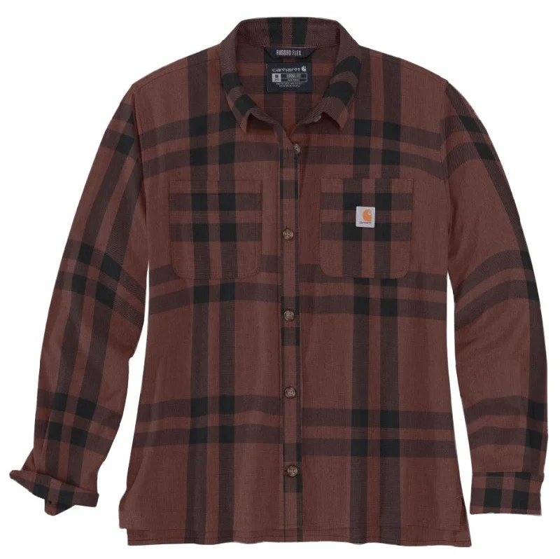 Women's Rugged Flex LooseFit MidWeight Flannel Shirt