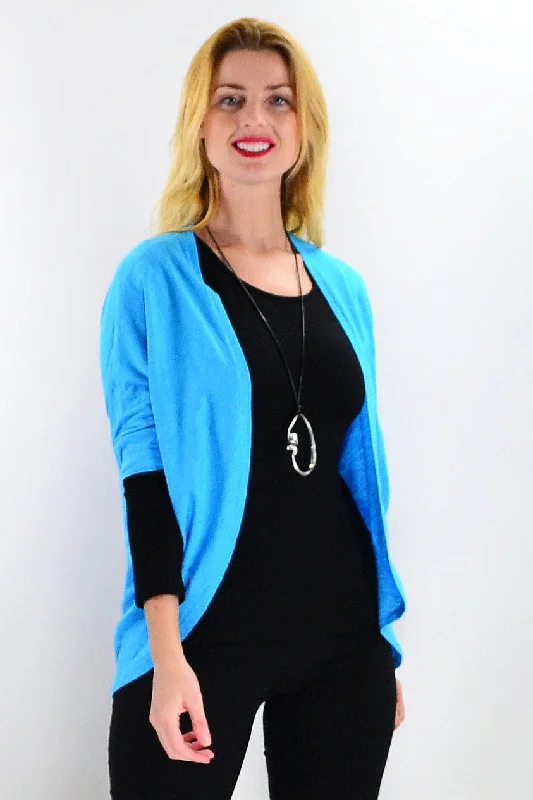 Aqua Mini Shrug Cardigan