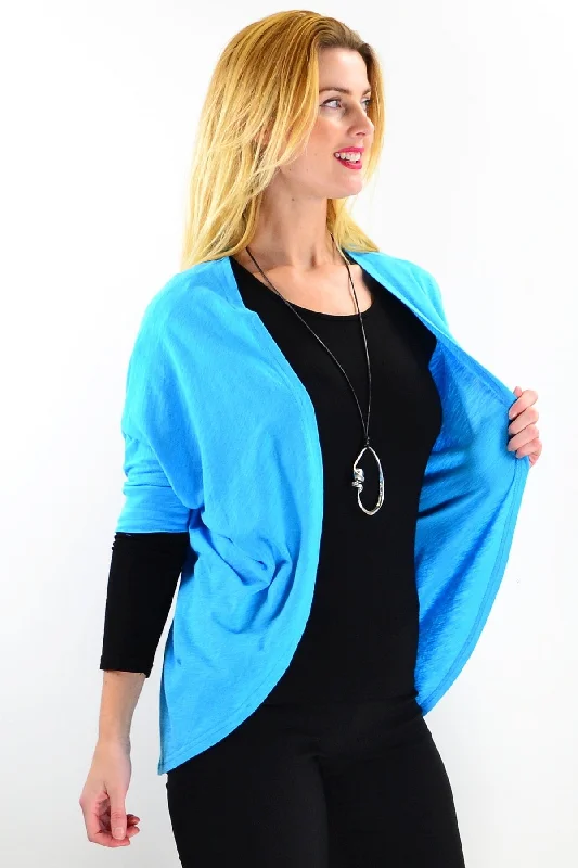 Aqua Mini Shrug Cardigan