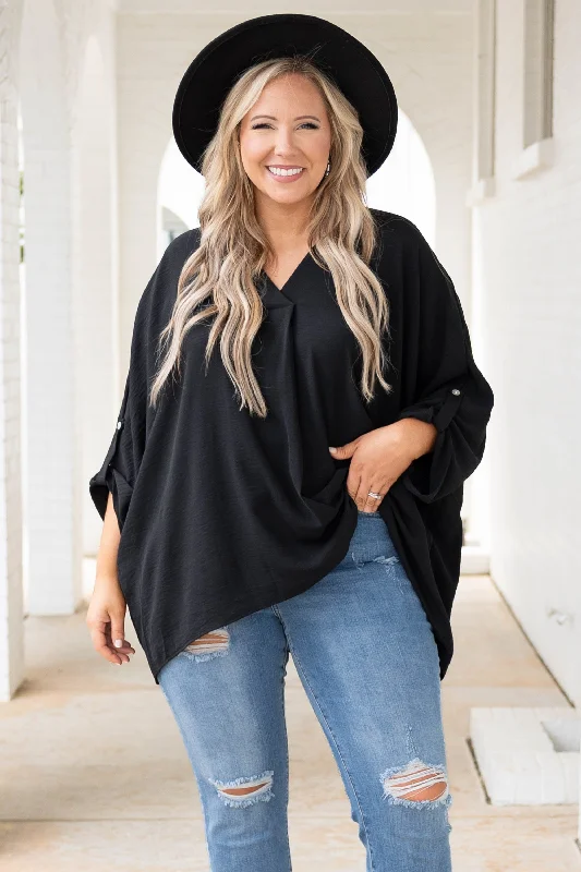 Classy Moves Top, Black