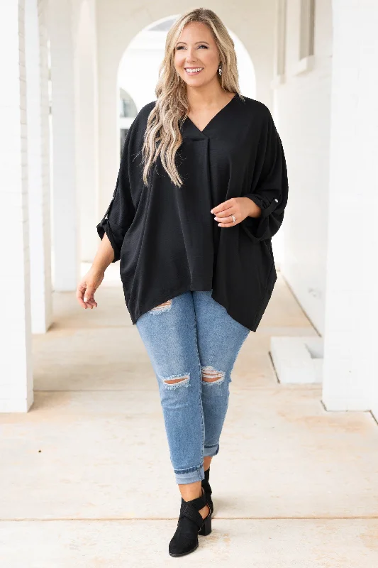 Classy Moves Top, Black