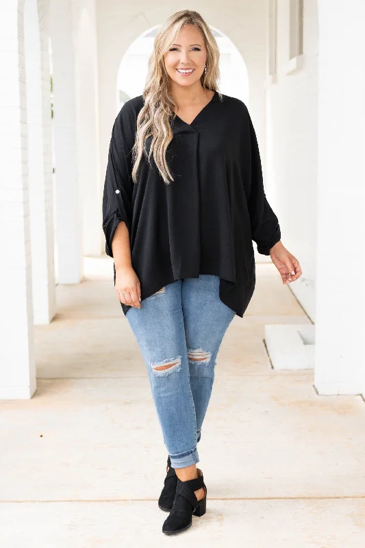 Classy Moves Top, Black