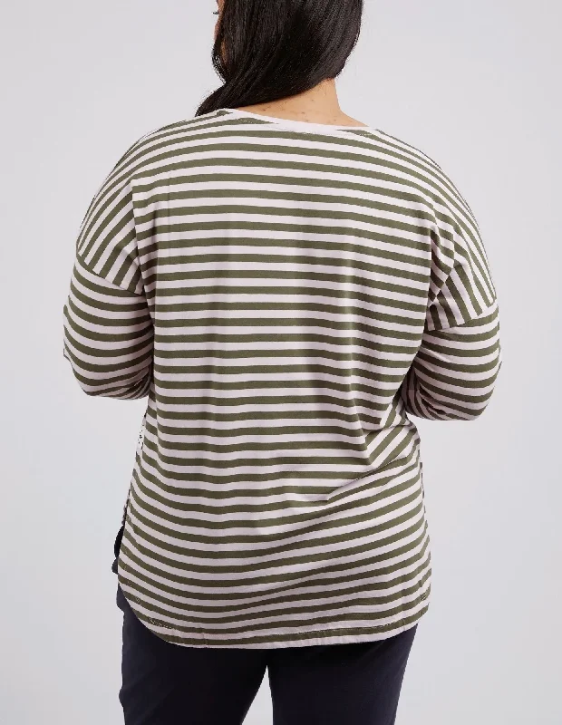 Elm Lauren L/S Stripe Tee