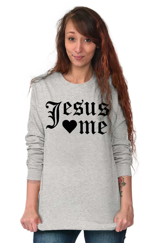 Jesus Hearts Me Long Sleeve T-Shirt