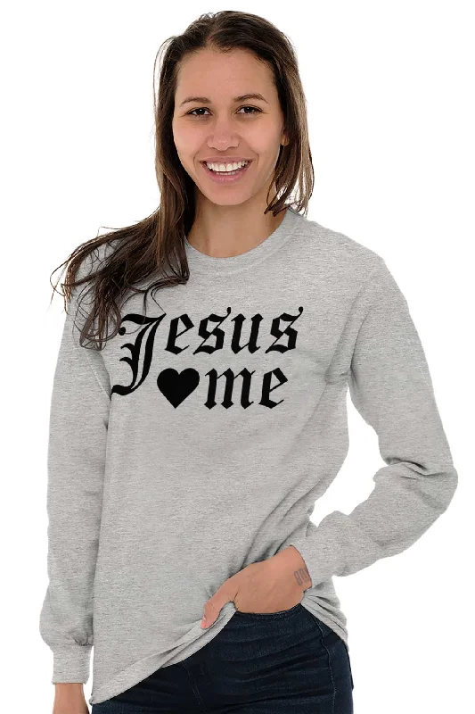 Jesus Hearts Me Long Sleeve T-Shirt