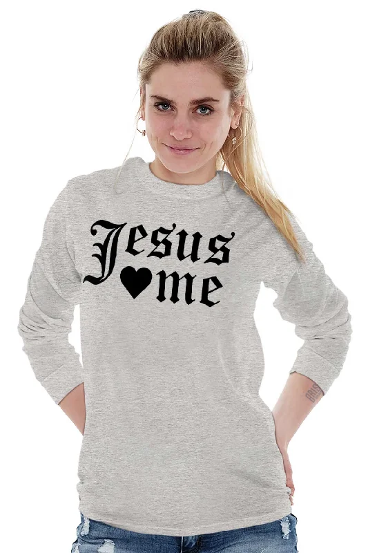 Jesus Hearts Me Long Sleeve T-Shirt