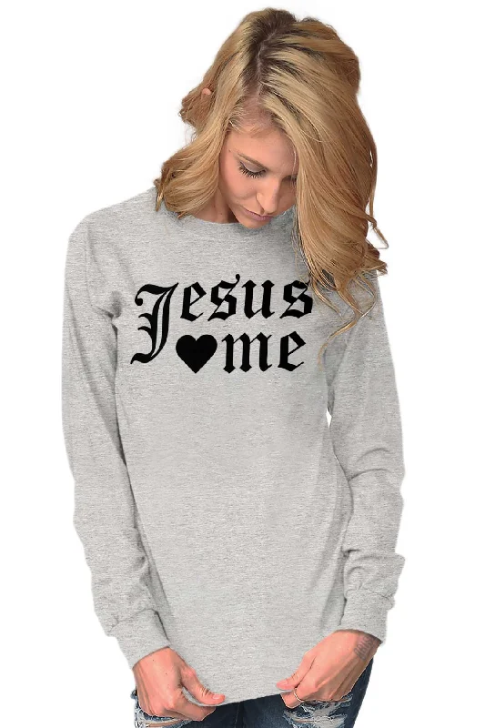 Jesus Hearts Me Long Sleeve T-Shirt