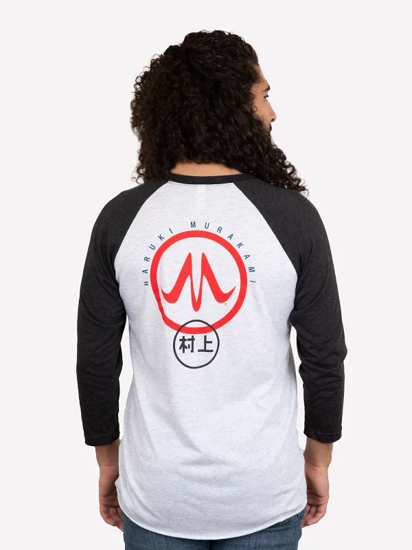 Haruki Murakami Logo Unisex 3/4-Sleeve Raglan