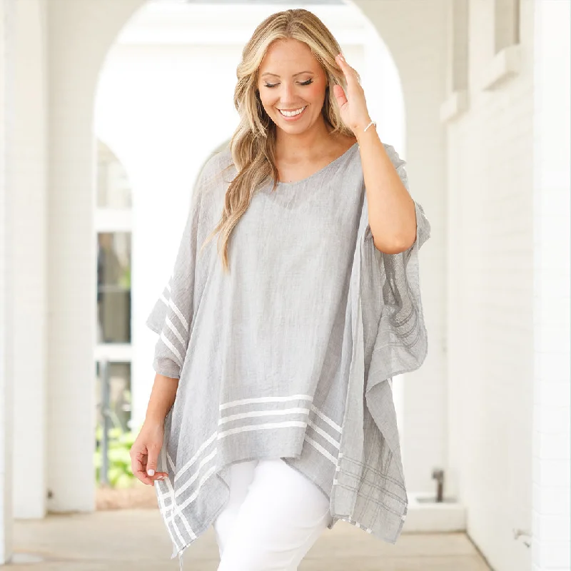 Oh Boy Tunic, Light Grey