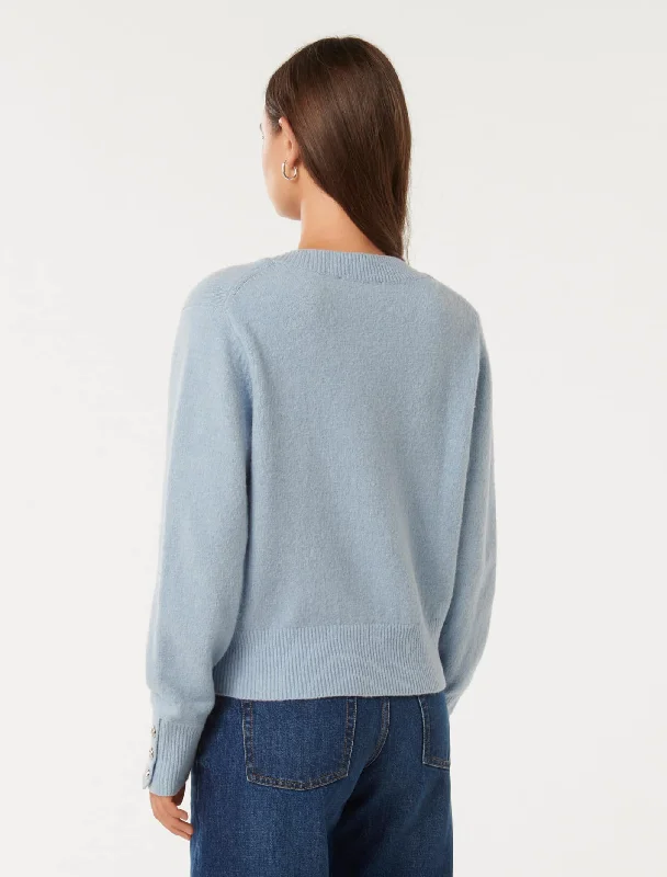 Sabrina Button Cuff Knit Jumper