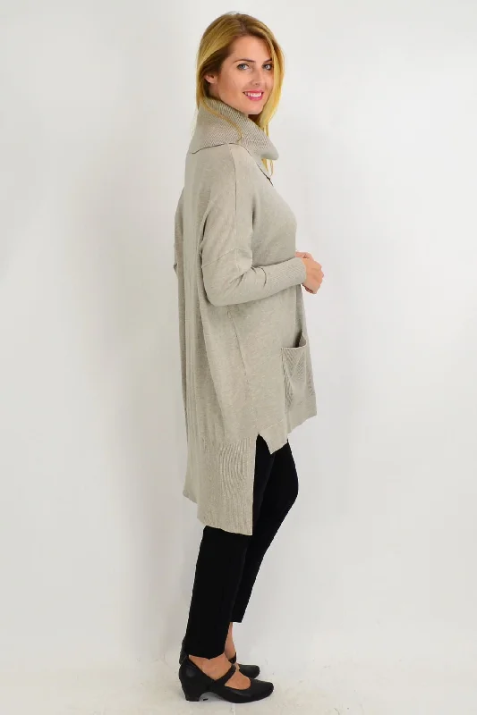 Taupe Taylor Winter Knit Tunic