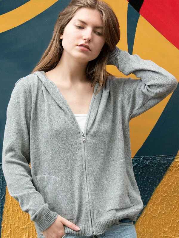 Recycled Loungewear Knit Hoodie