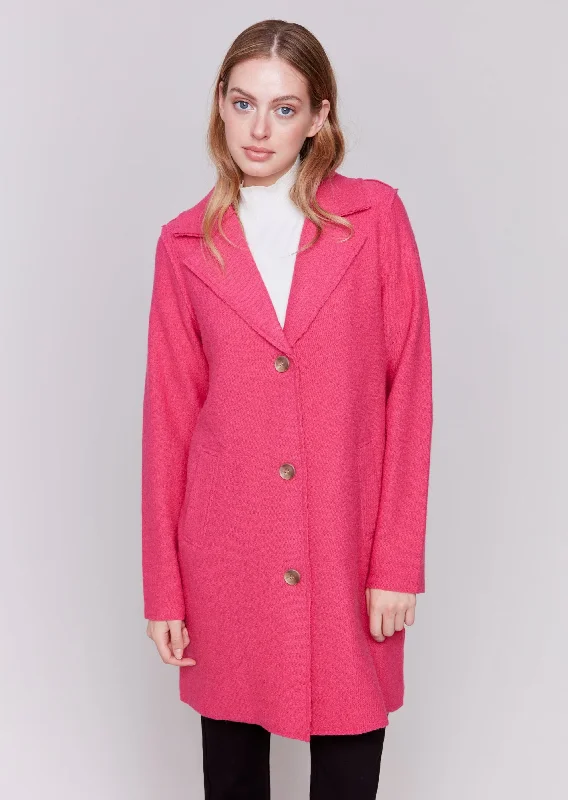 Charlie B - Boiled Wool Long Coat