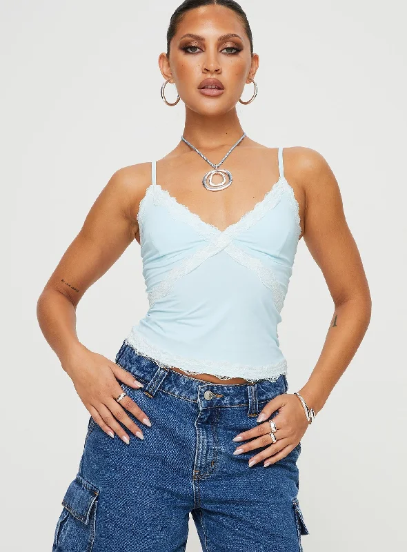 Cinq Cami Top Baby Blue