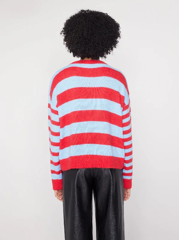 Darina Watermelon Stripe Sweater