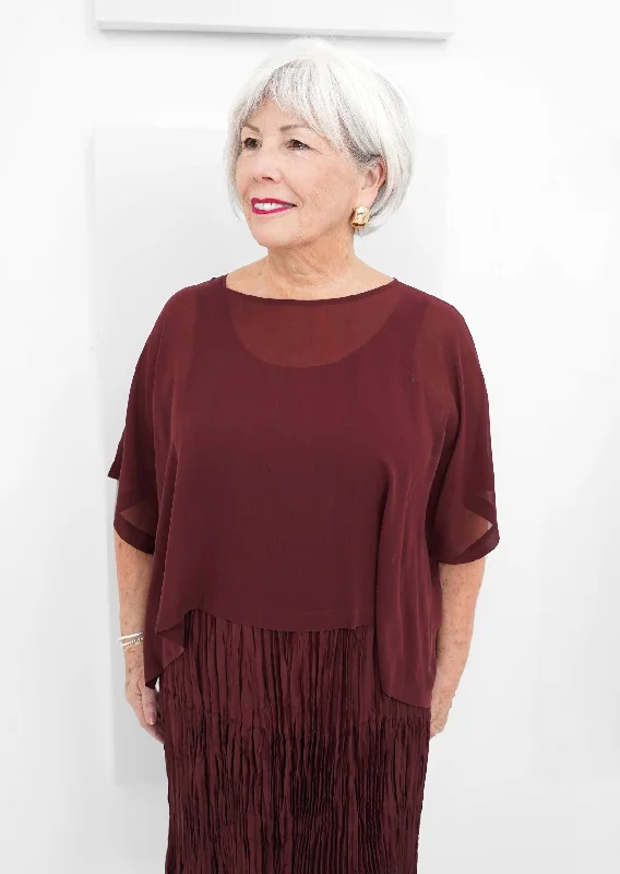 Eileen Fisher - Bateau Neck Crop Top