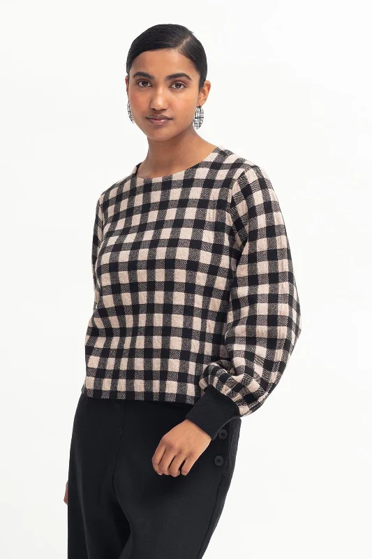 BLACK CAMEL GINGHAM / L/XL