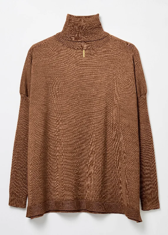 Hadid Oversized Polo Neck Sweater