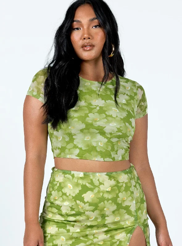 Piama Top Green