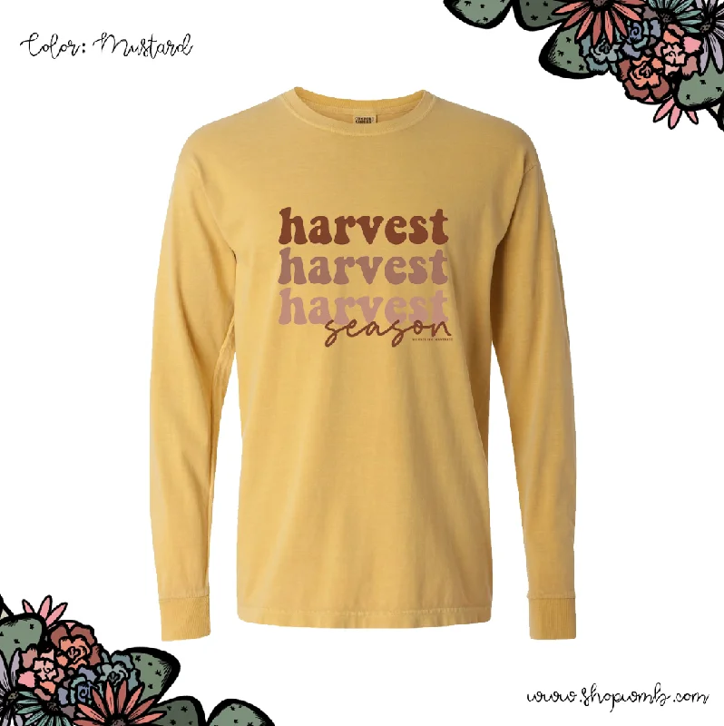 Retro Harvest Season LONG SLEEVE T-Shirt (S-3XL) - Multiple Colors!