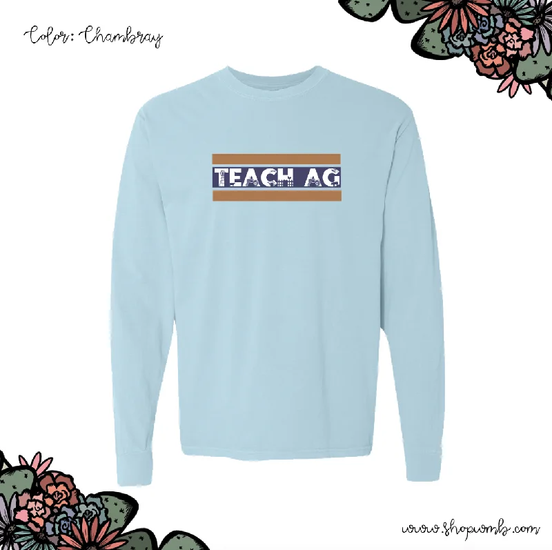 Stripe Teach Ag LONG SLEEVE T-Shirt (S-3XL) - Multiple Colors!