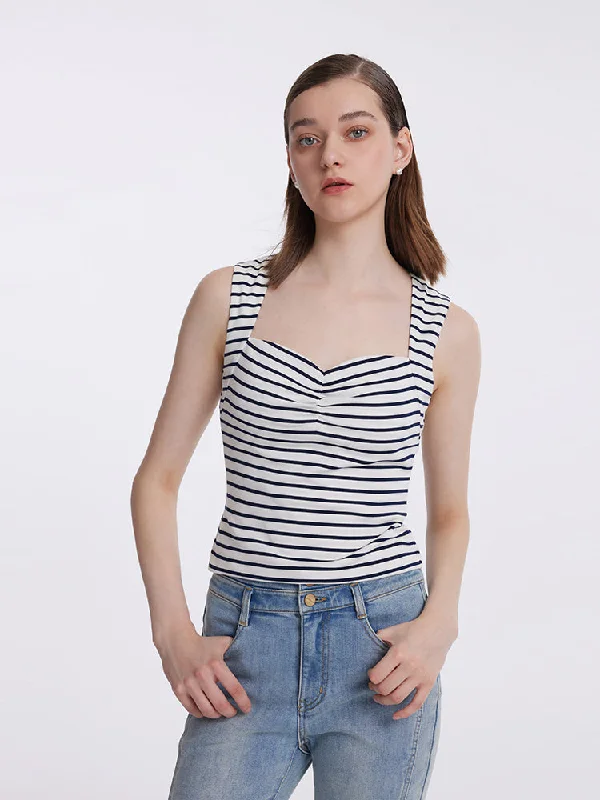 Blue and White stripe / XL