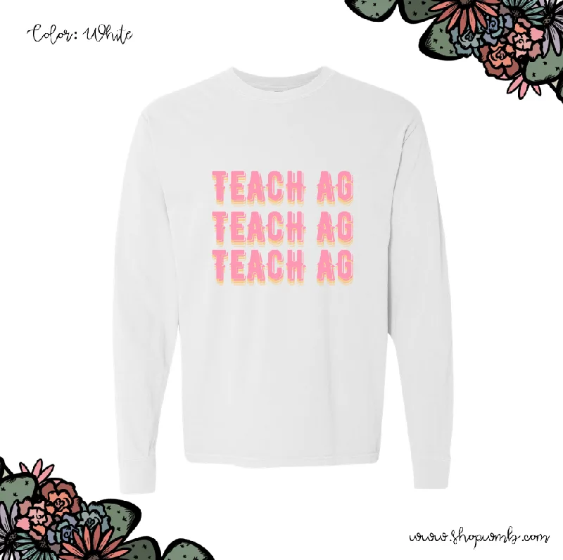 Teach AG Shadow LONG SLEEVE T-Shirt (S-3XL) - Multiple Colors!