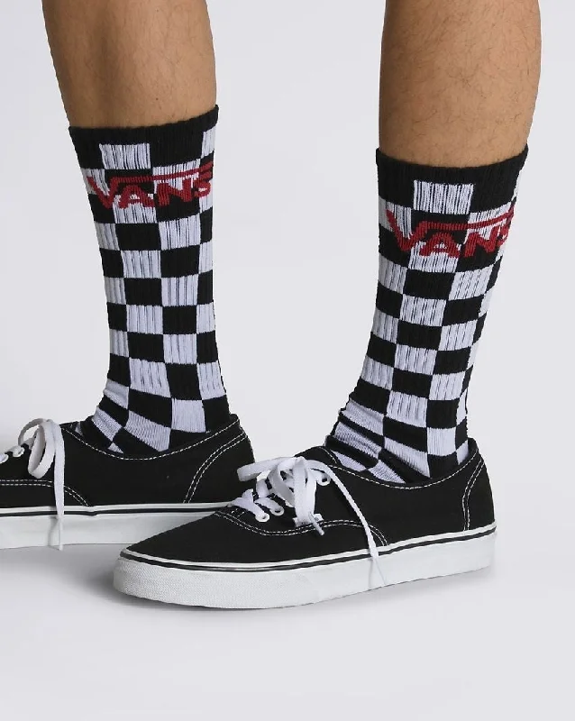 Vans Mens Classic Crew Socks Black/White