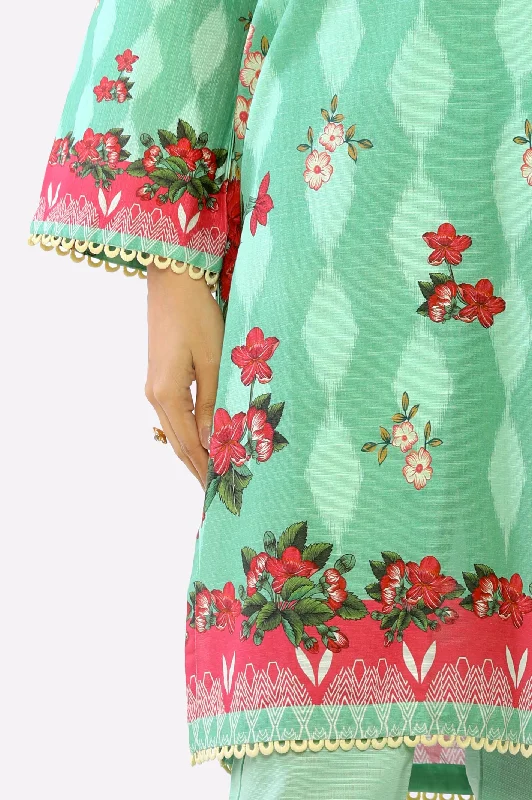 Green Printed 3PC