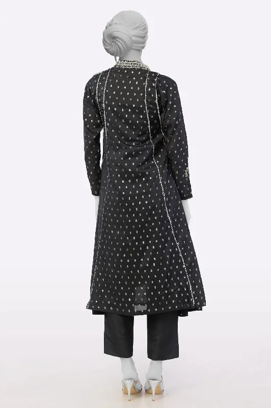 Black Embroidered Kurti