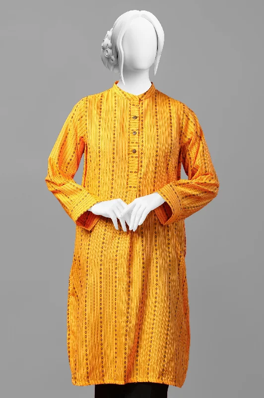 Orange Stylised Kurti